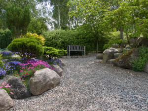 gravel patio